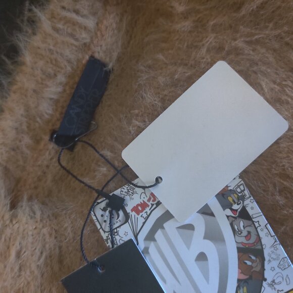 Dolls Kill candystripper tom and jerry sweater OS new oversized - Picture 3 of 5